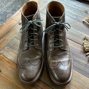 Cole Haan Brown Leather Chukka Boots